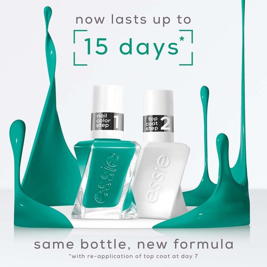 Essie Gel Couture longwear nail polish and nail top coat with up to 15 days wear